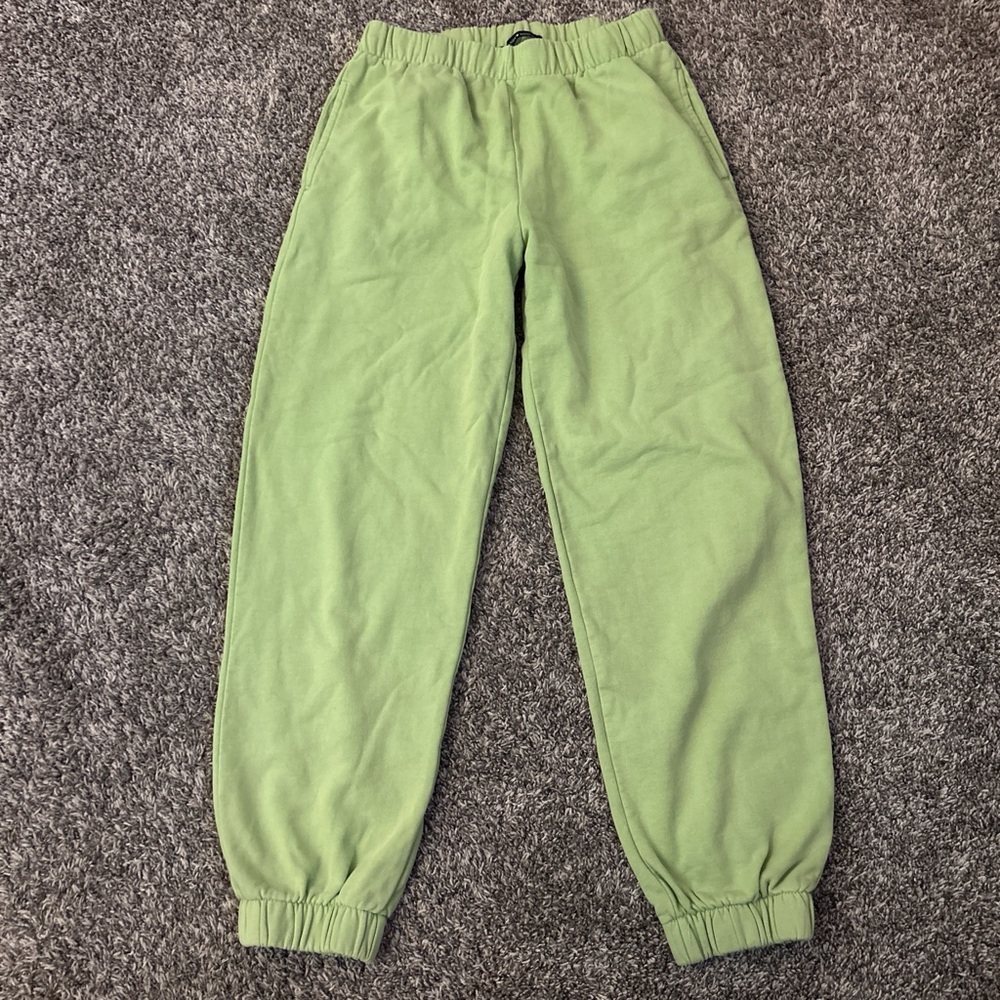 Brandy Melville Light Green Sweatpants